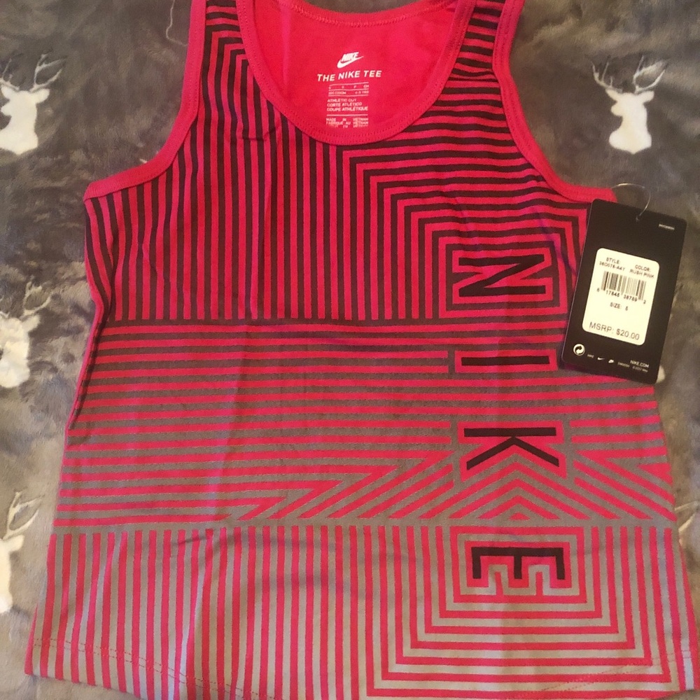 Nike Reverb Tank Top Rush Pink - Picture 4 of 9